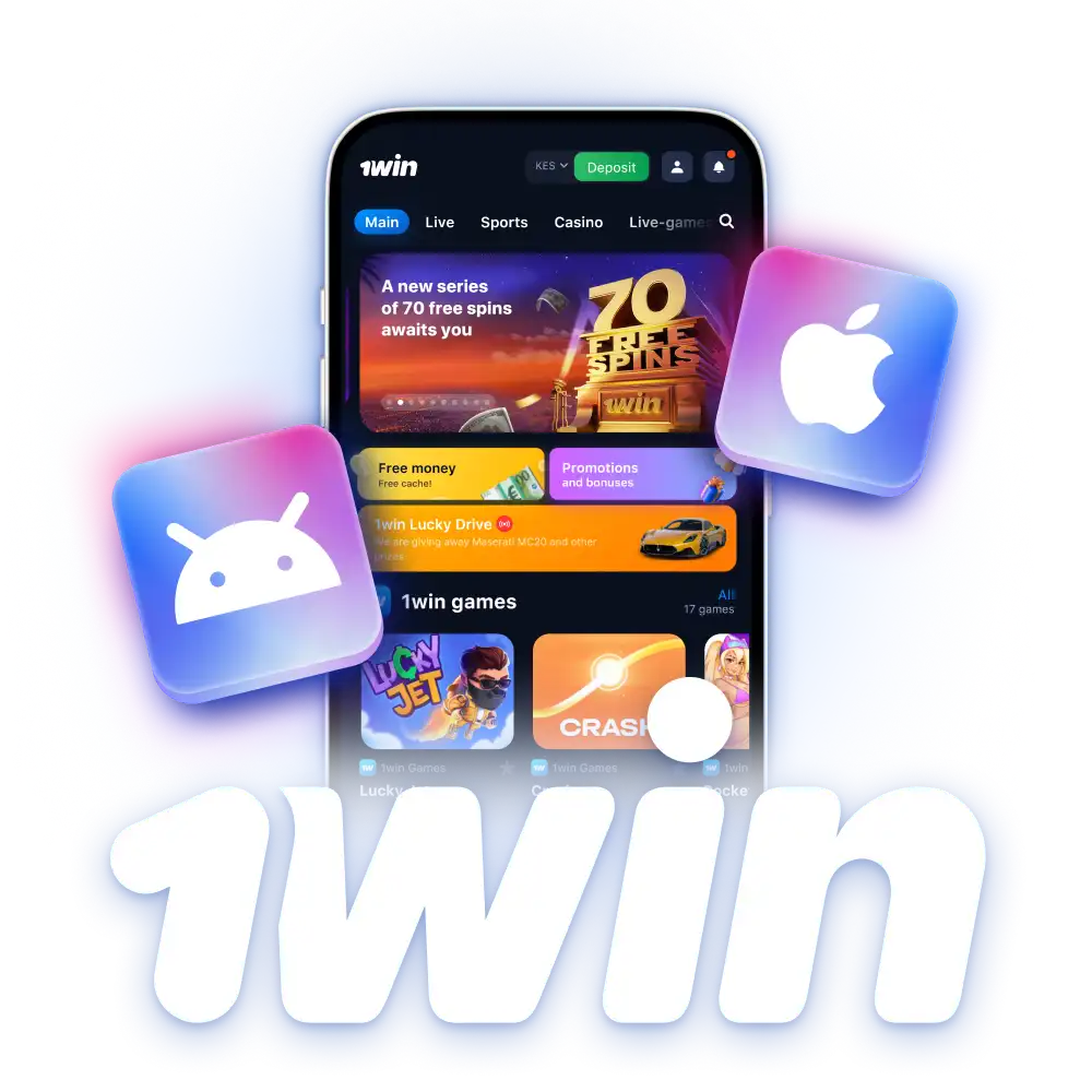 Enjoy casino gaming and sports betting on your mobile device with 1win.