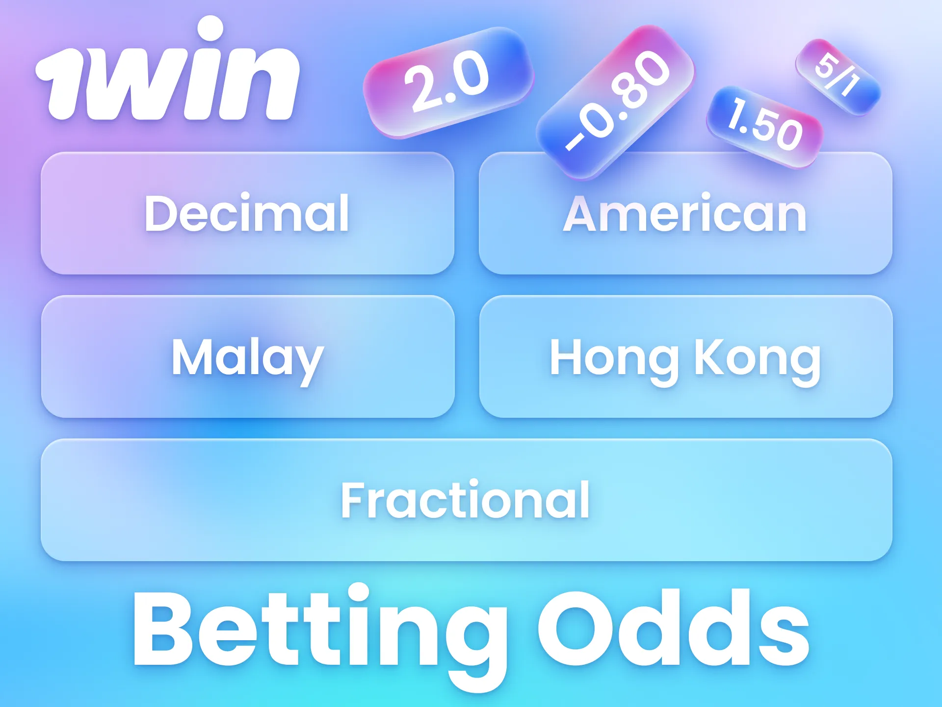 1win offers multiple odds formats for sports betting.
