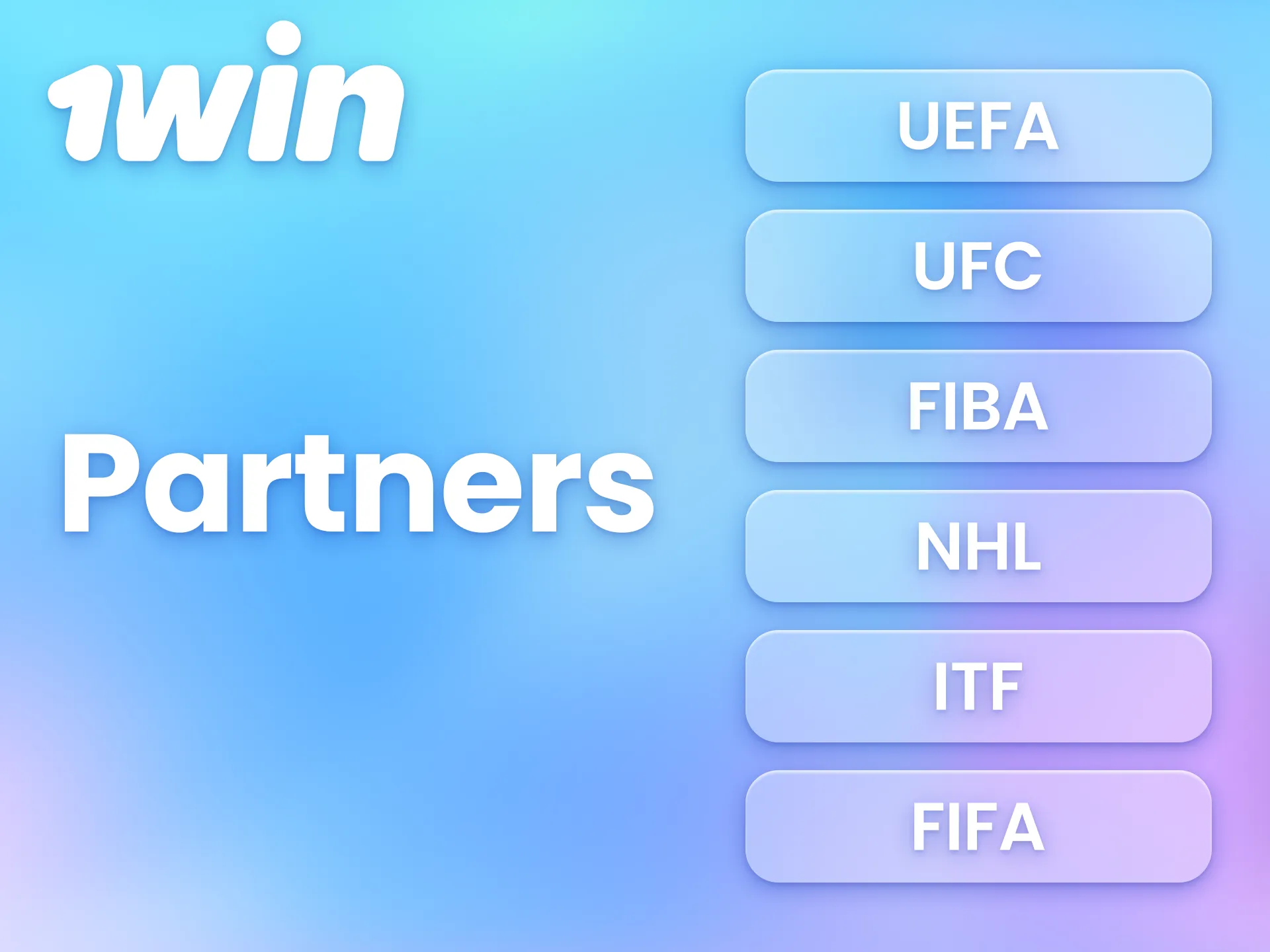 1win has established partnerships with top sports organizations.
