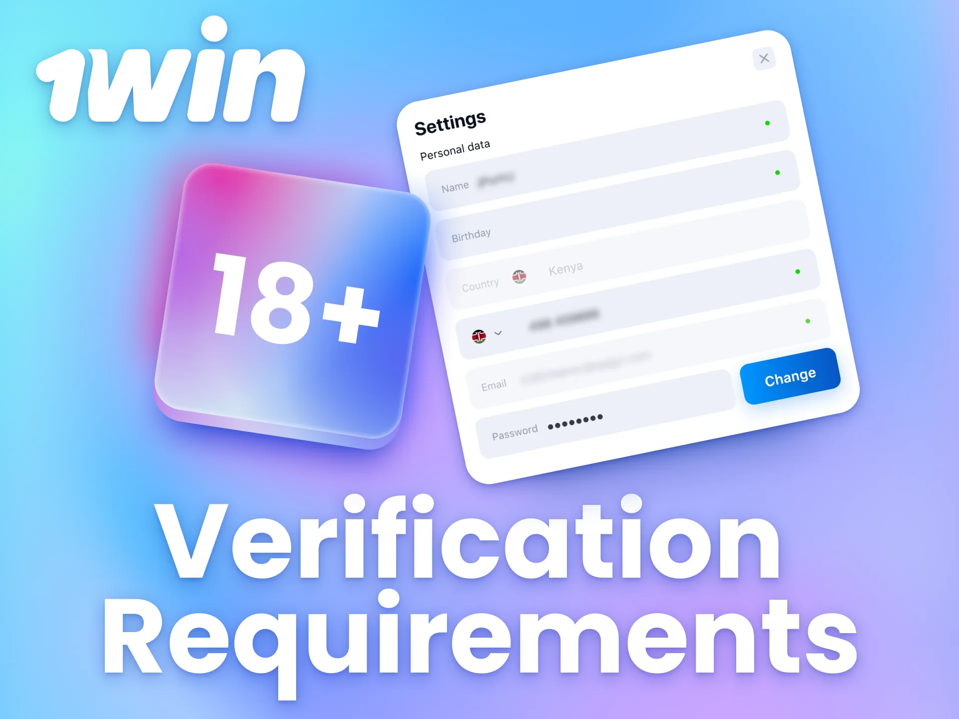Meeting the requirements is essential for 1win users to complete verification.
