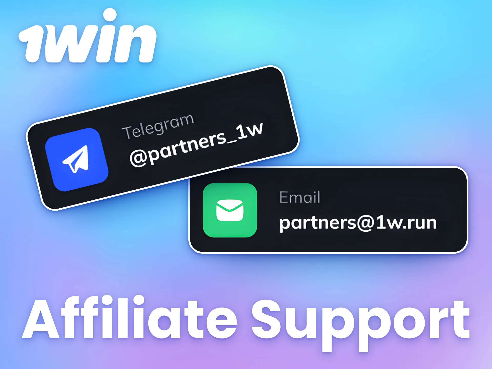 Benefit from expert support via a personal manager when participating in the 1win Affiliate Program.
