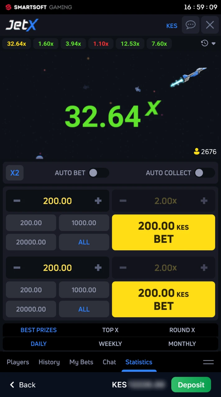 The JetX game at 1win offers a clear and easy-to-use interface.