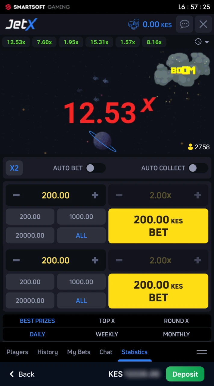Timing your cash outs is key to winning in 1win JetX.