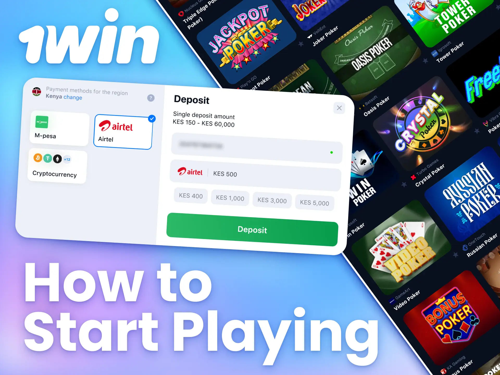 Join 1win and enjoy a wide variety of exciting poker games.