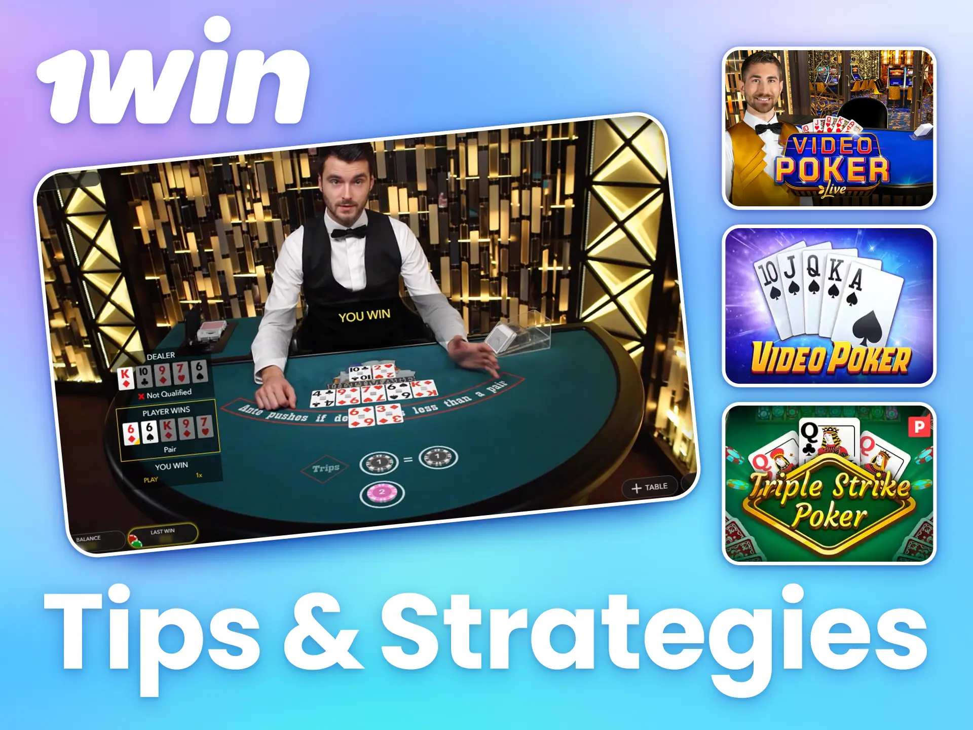 Play strategically at 1win poker and increase your chances of winning big.