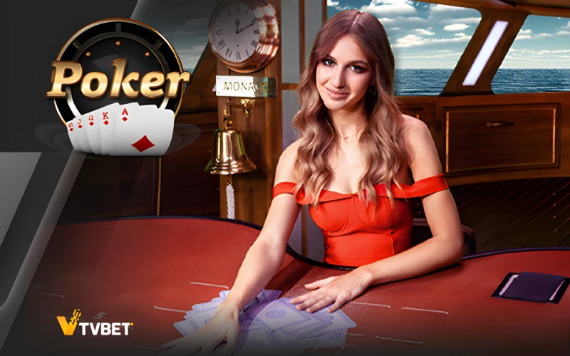 Play live poker games with professional dealers at 1win.