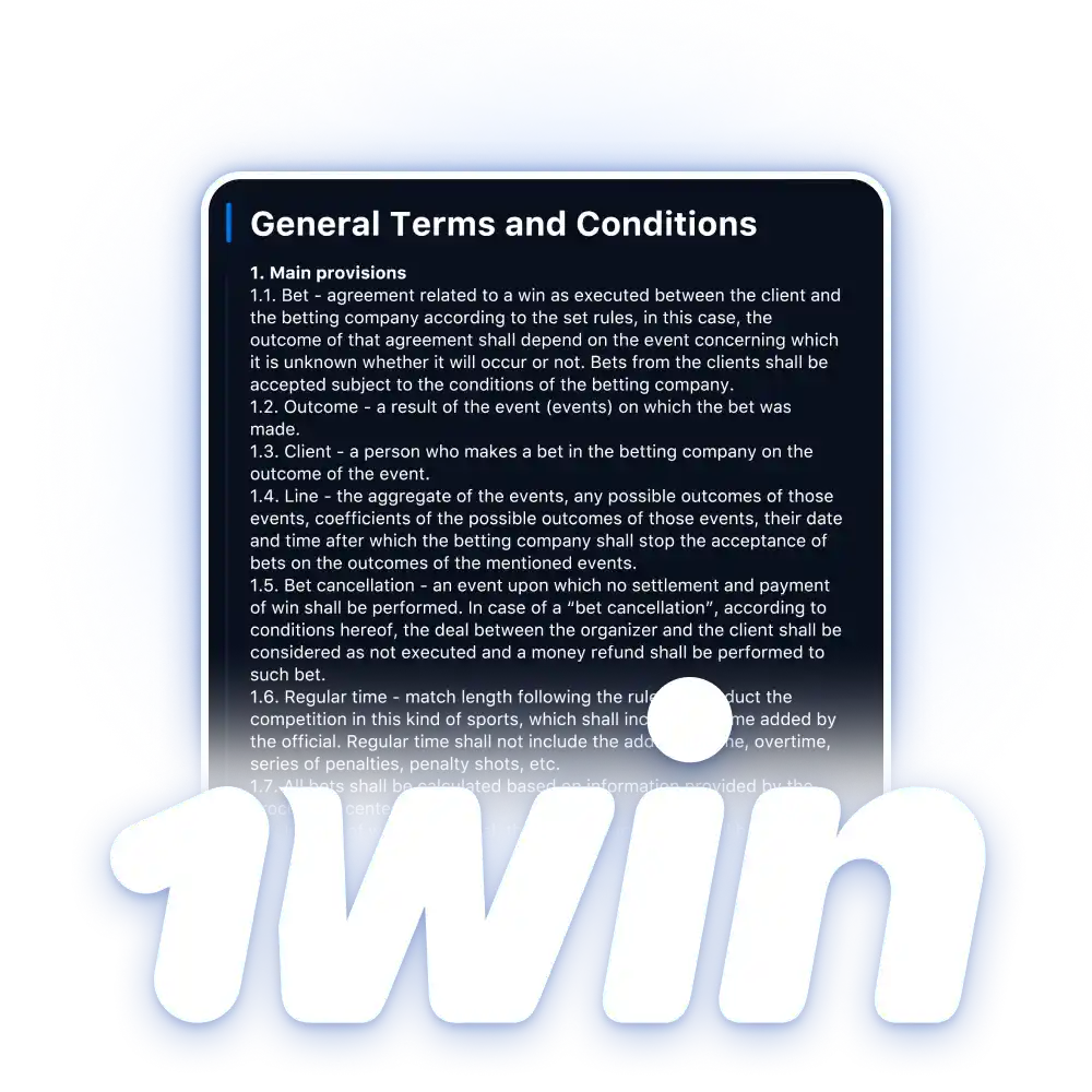 Following the rules and conditions is essential for using 1win.