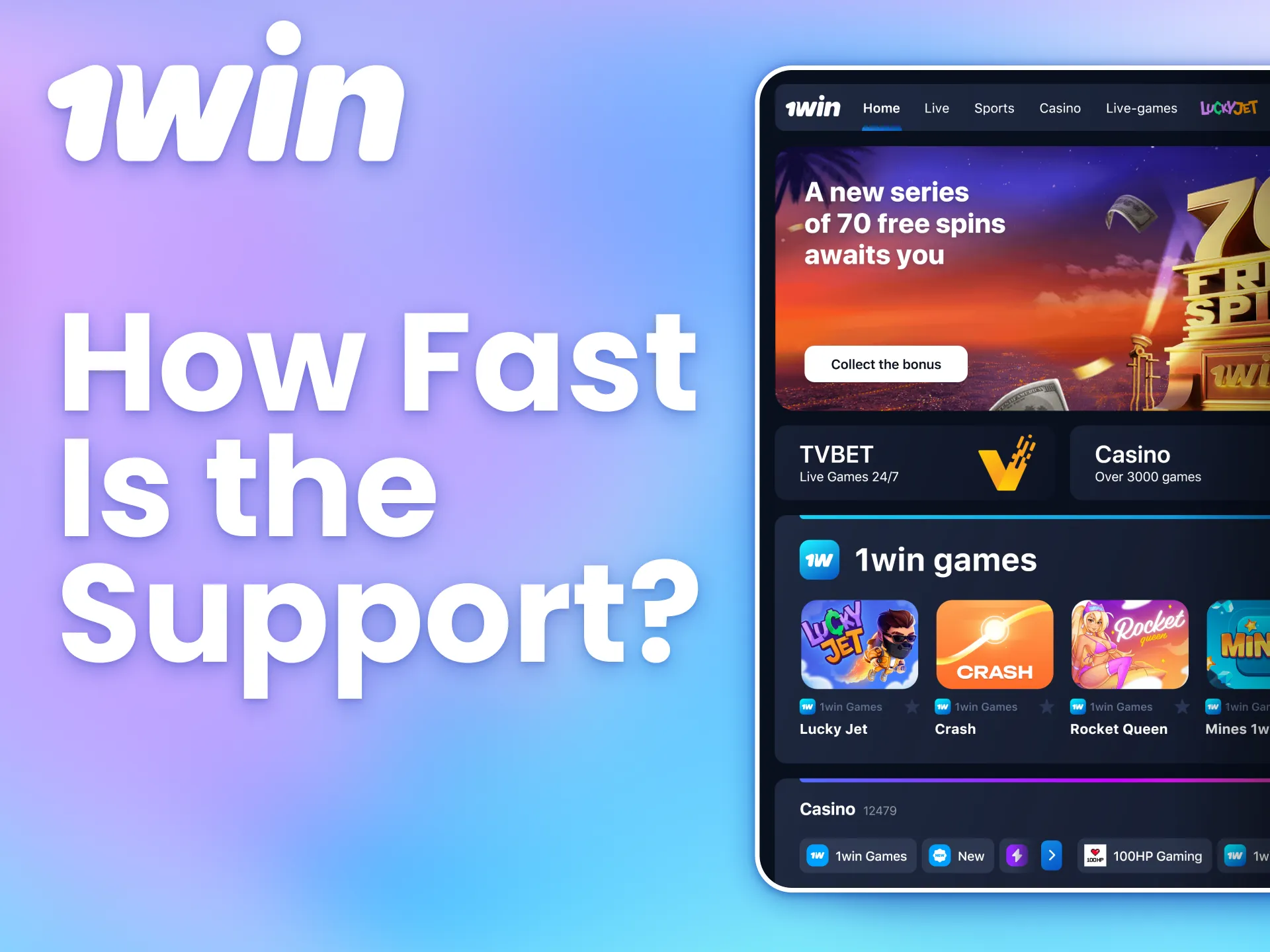 1win support is available 24/7 and offers rapid assistance.
