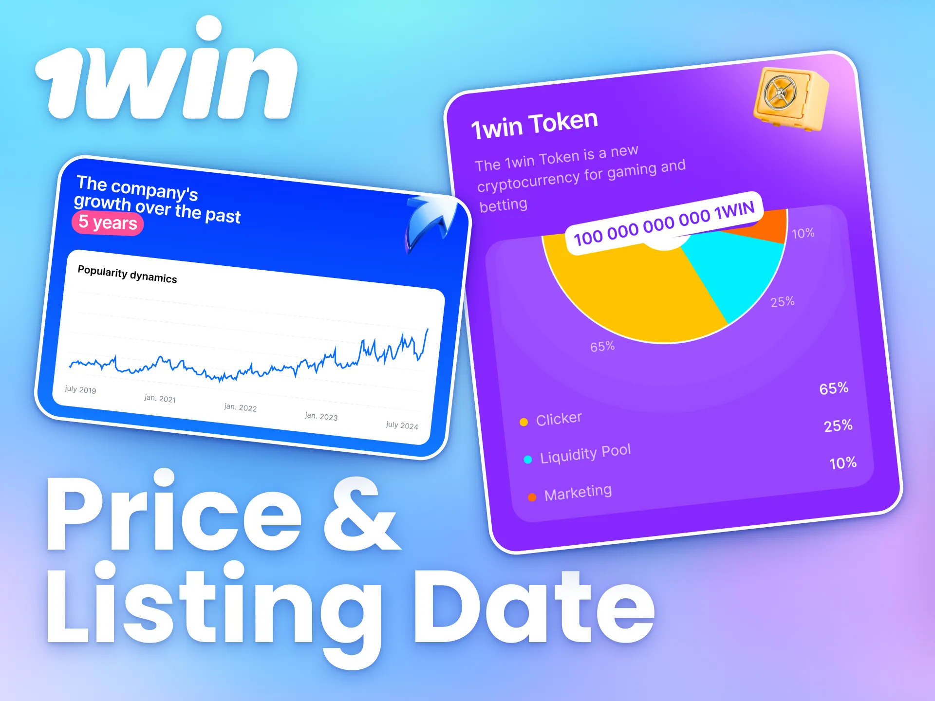 The release of the 1win token is expected shortly.