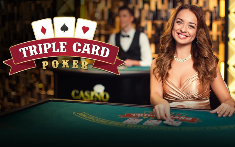 Unleash your poker skills with Triple Card Poker at 1win.