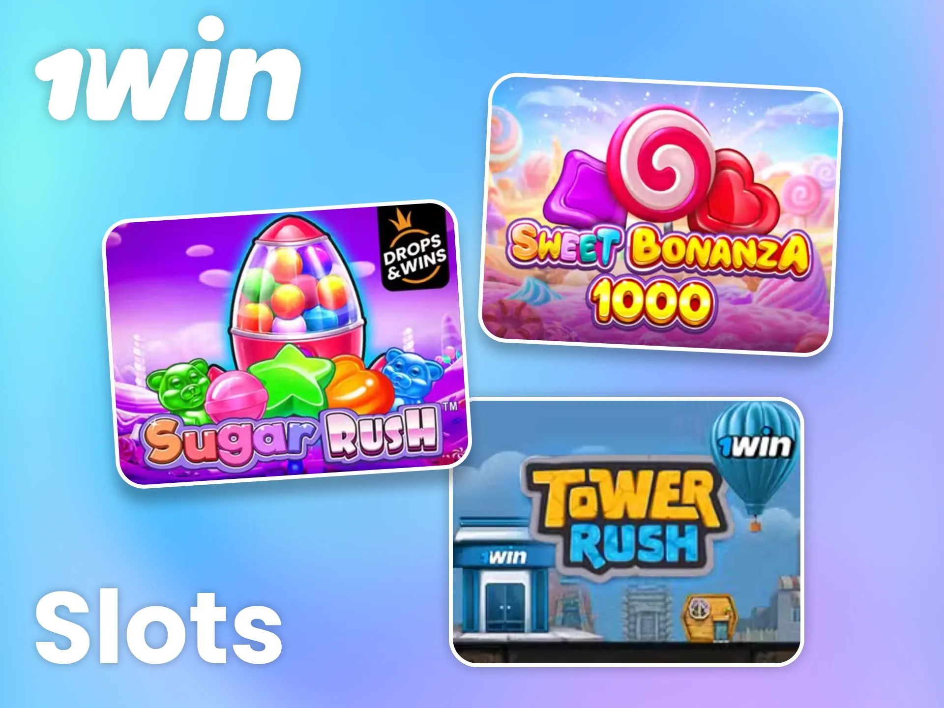 Play slot games at 1win and take your winnings.