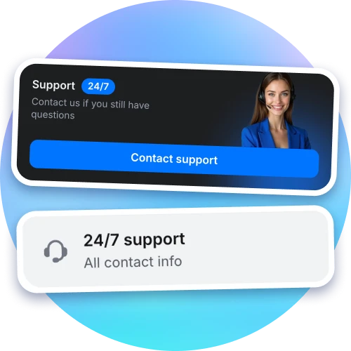 Chat with 1win support for account help or game questions.