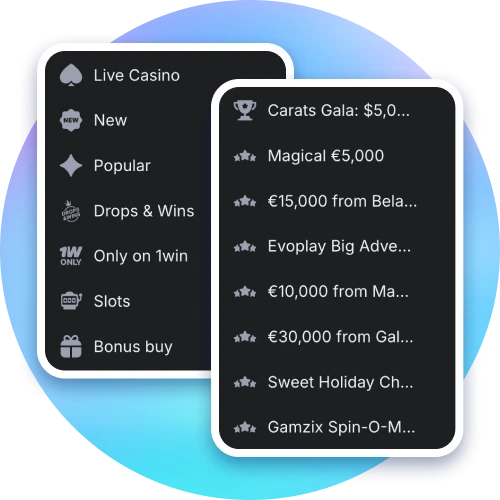 You can find hundreds of casino games at 1win platform.