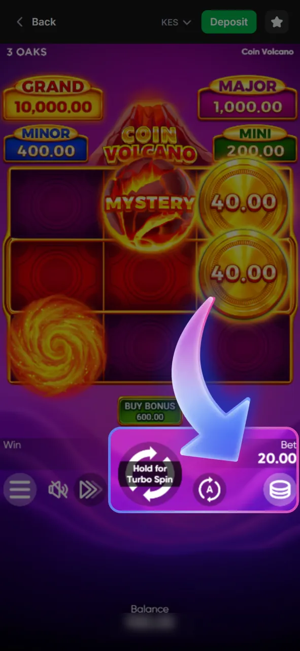 Start playing your selected 1win slot by entering your preferred bet amount and hitting the spin button.