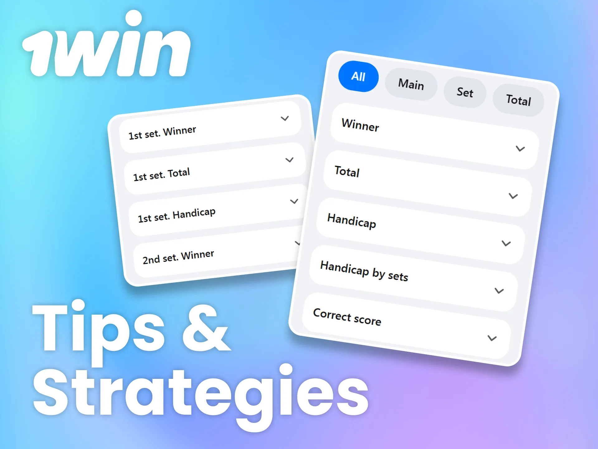 Plan your 1win tennis bets using strategies like studying player form on each surface and reviewing head-to-head records.