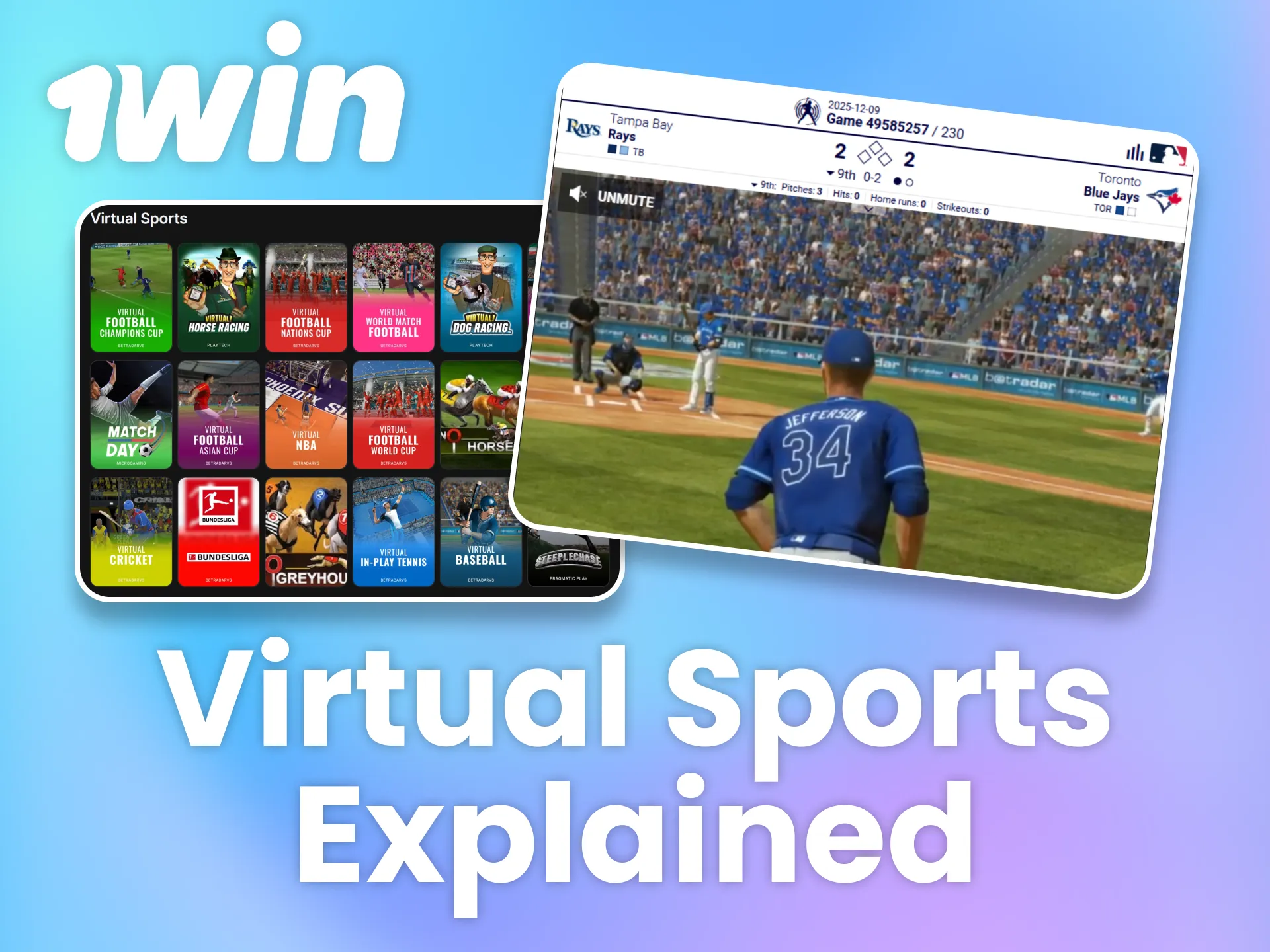 Virtual sports on 1win are digital versions of real matches where results are generated randomly, ensuring fairness and automation.
